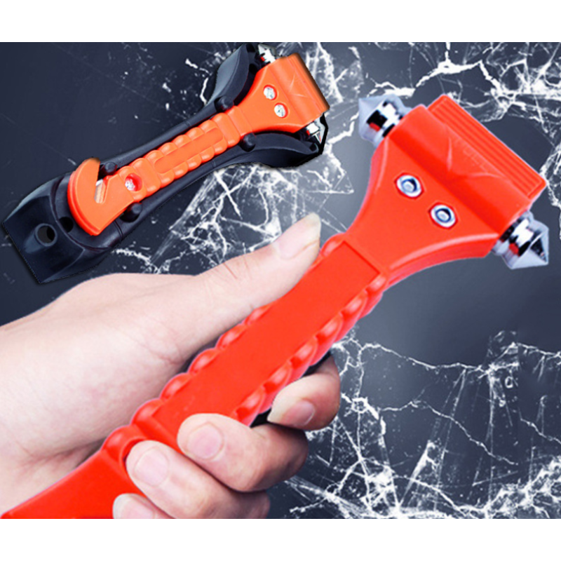 Life-Saving Car Hammer – Break Glass & Cut Seat Belt Fast