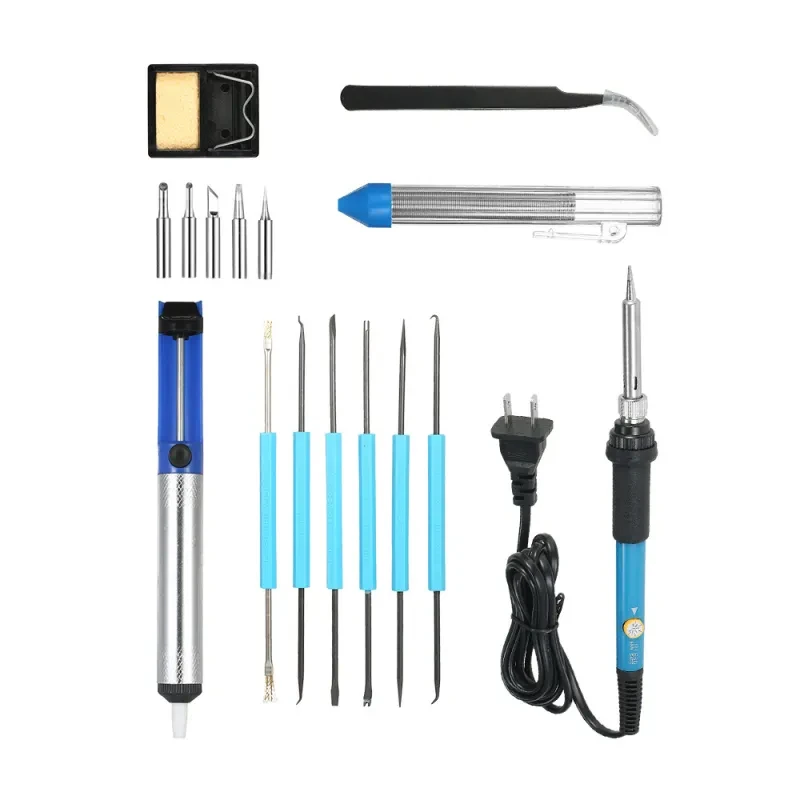 KOGEEK 16-in-1 Soldering Kit – 60W Adjustable Iron with Case