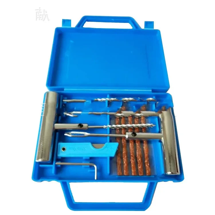 Tubeless Tire Repair Kit – 11-Piece Motorcycle & Car Tool Set