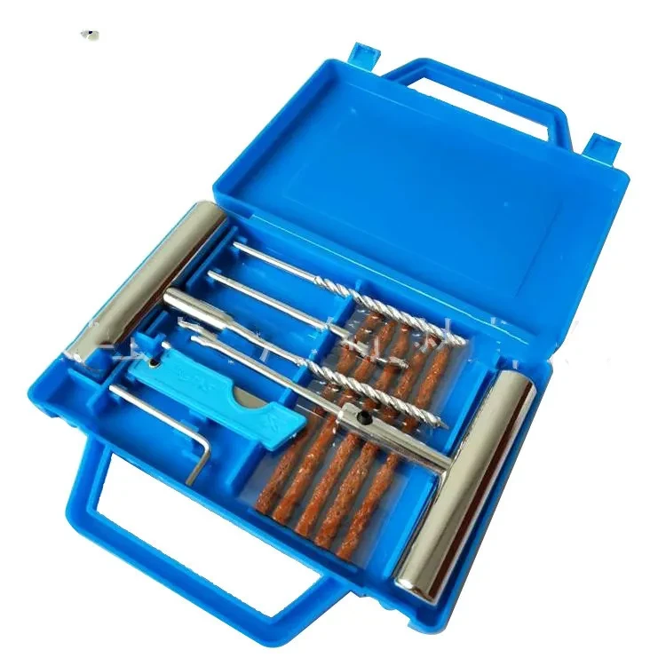 Tubeless Tire Repair Kit – 11-Piece Motorcycle & Car Tool Set