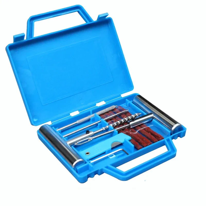 Tubeless Tire Repair Kit – 11-Piece Motorcycle & Car Tool Set