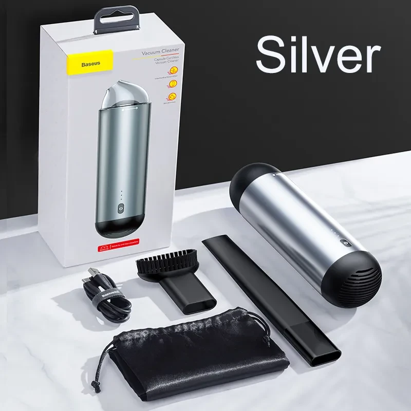 Baseus Pocket Cordless Mini Car Vacuum Cleaner – Portable & Wireless