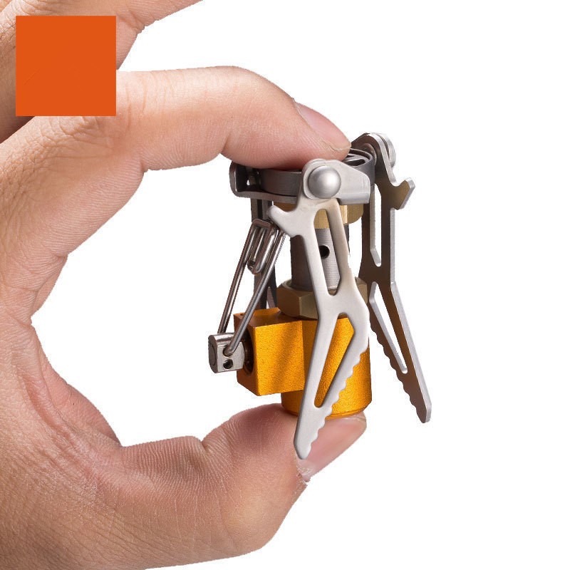 Portable Titanium Mini Gas Stove – Camping & Outdoor Cooking