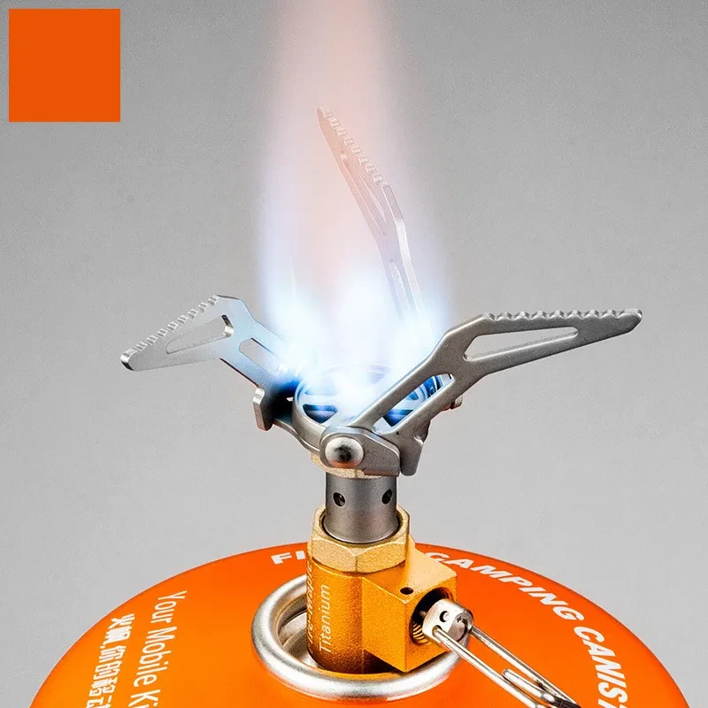 Portable Titanium Mini Gas Stove – Camping & Outdoor Cooking
