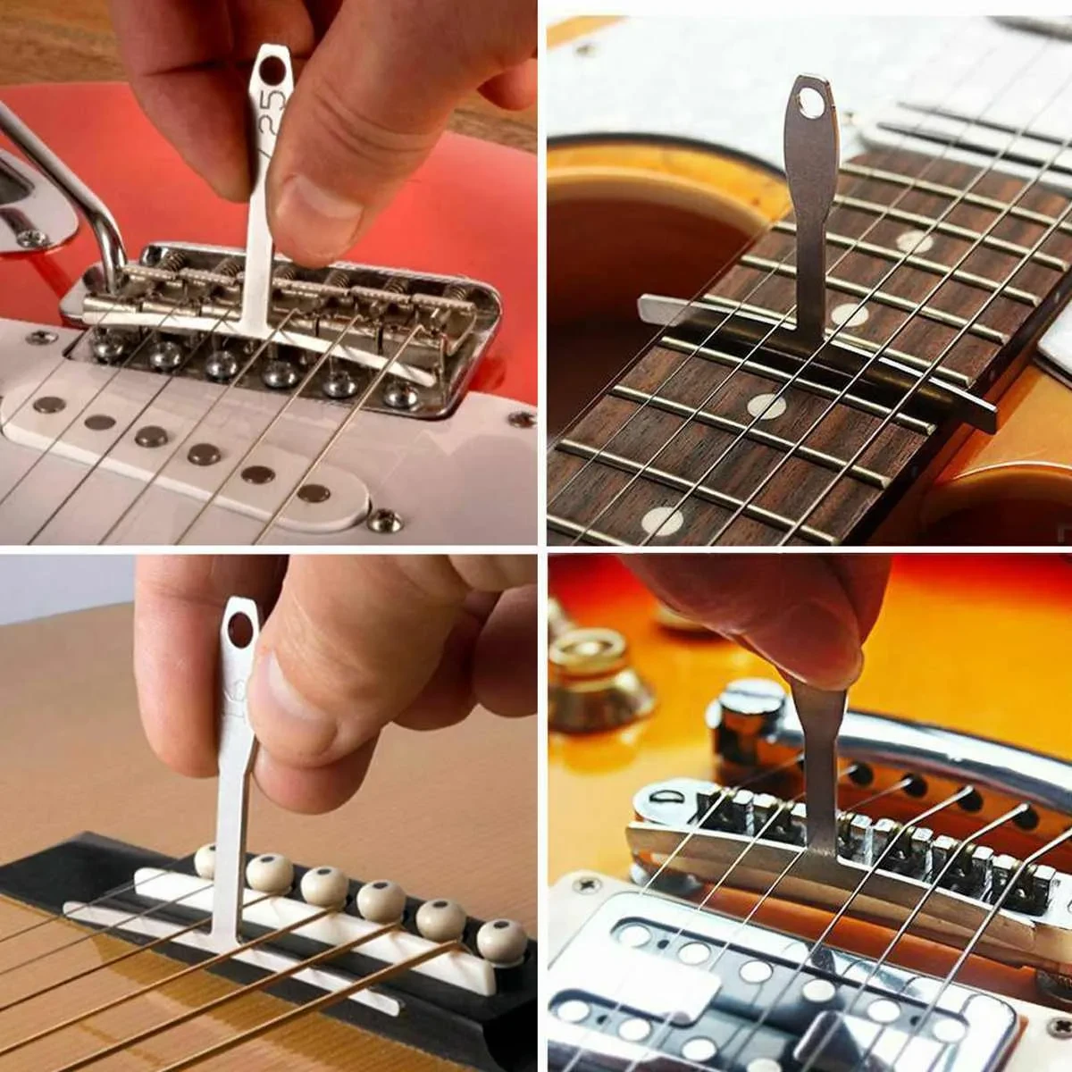11 Pcs Guitar Repair Tool Kit – 4-in-1 Maintenance Accessories Set