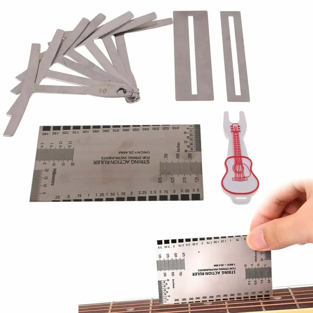 11 Pcs Guitar Repair Tool Kit – 4-in-1 Maintenance Accessories Set