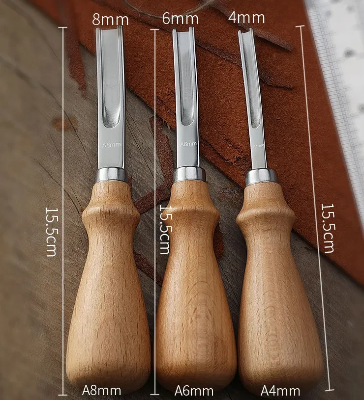 Wessben Leather Edge Skiving Tool β Leathercraft Beveler Set
