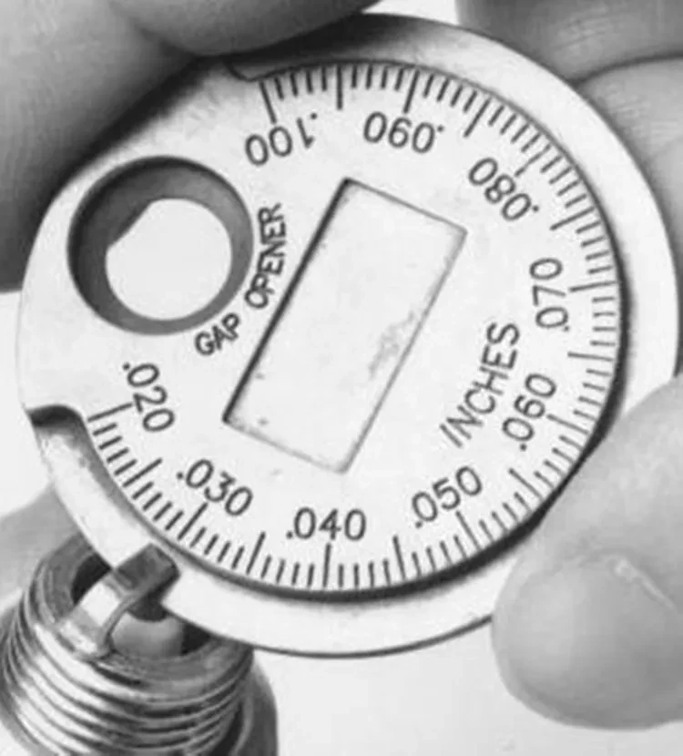 Zinc Alloy Spark Plug Gauge – Precision Measuring Ruler Tool