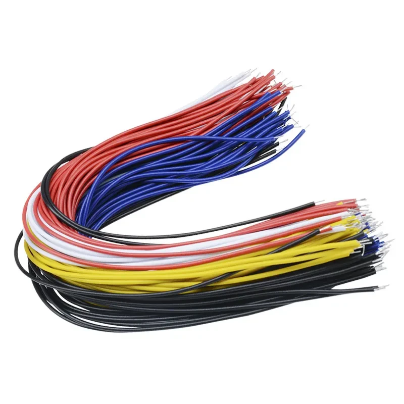 Double-Head Tinned Jumper Wire – 20CM DIY Breadboard Cable (100pcs)