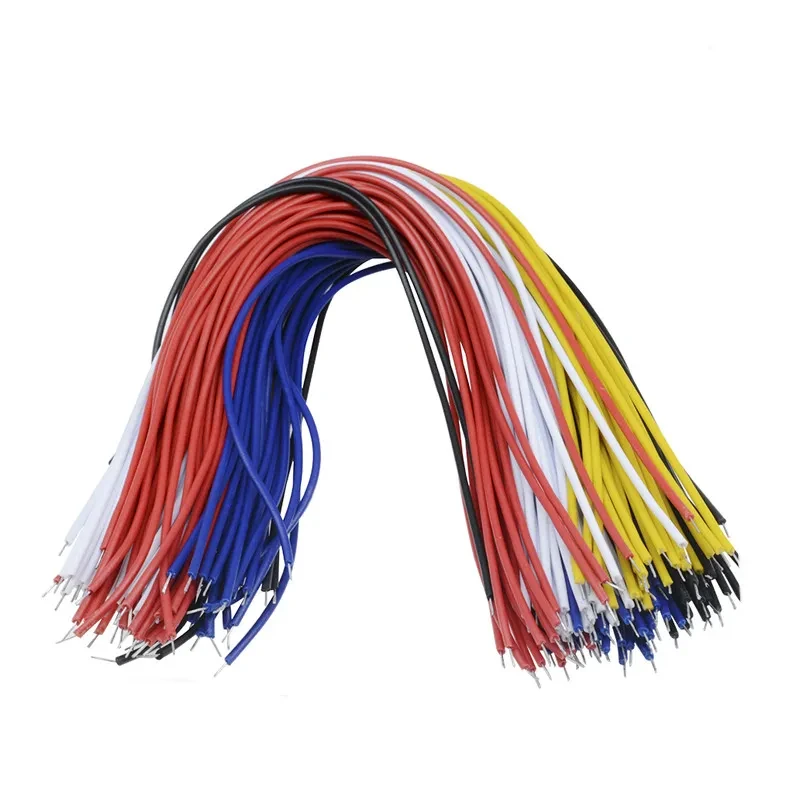 Double-Head Tinned Jumper Wire – 20CM DIY Breadboard Cable (100pcs)