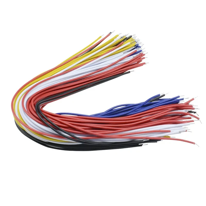 Double-Head Tinned Jumper Wire – 20CM DIY Breadboard Cable (100pcs)