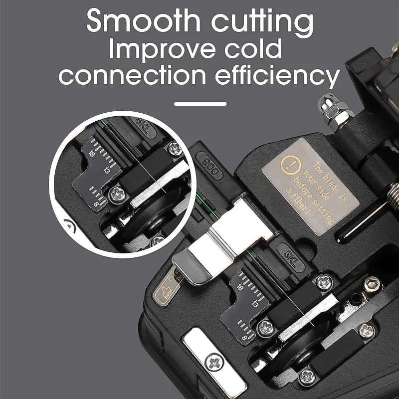 High-Precision Optical Fiber Cleaver for Cold Splicing & Fusion