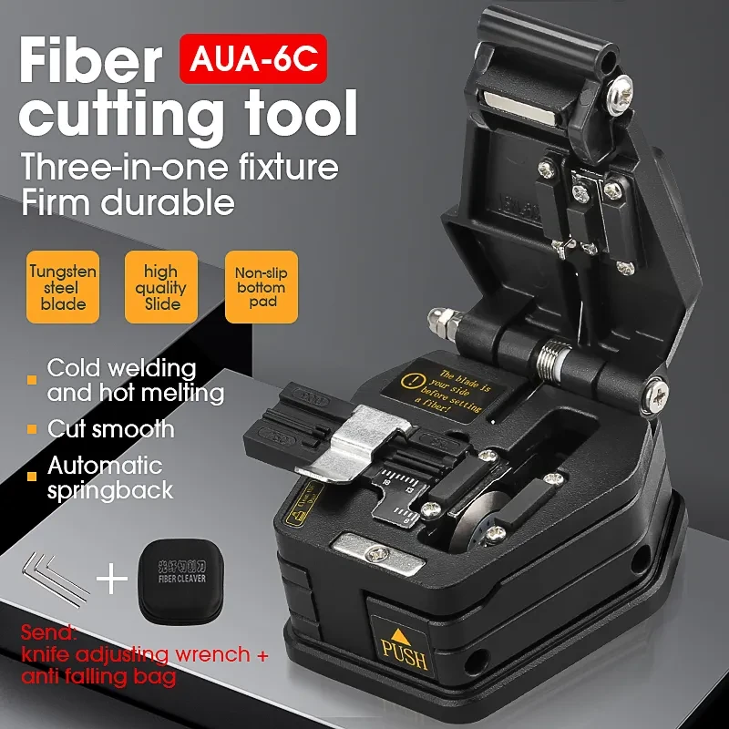 High-Precision Optical Fiber Cleaver for Cold Splicing & Fusion