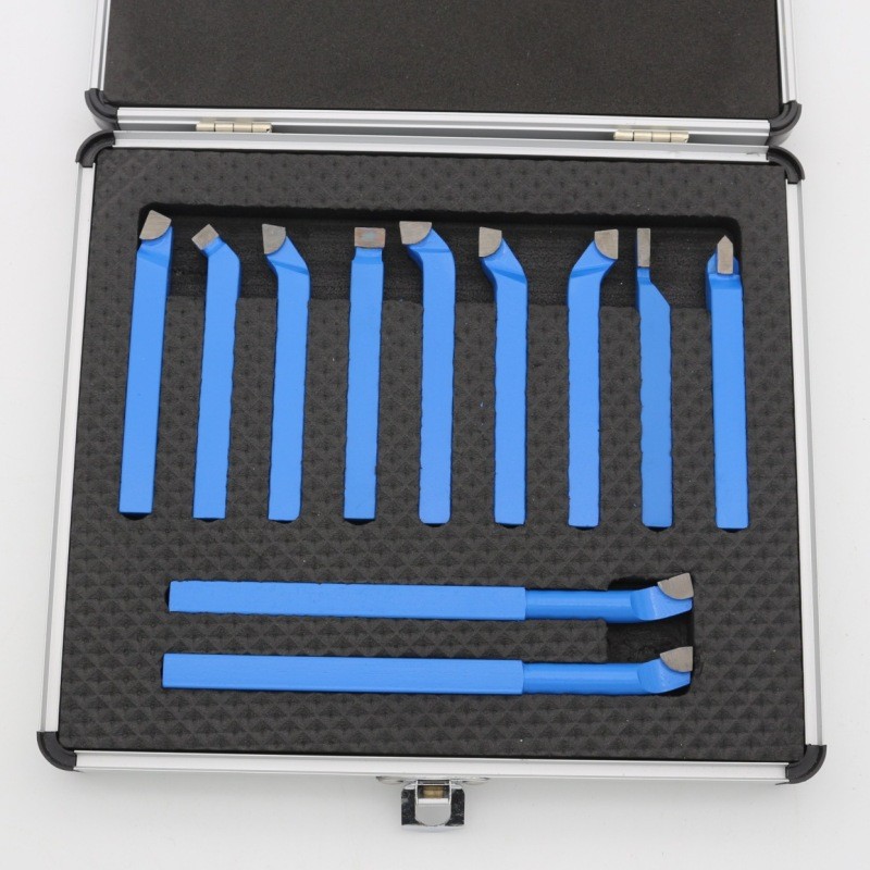 11pcs Welding Turning Tool Set – Carbide Lathe Tools for Home & DIY