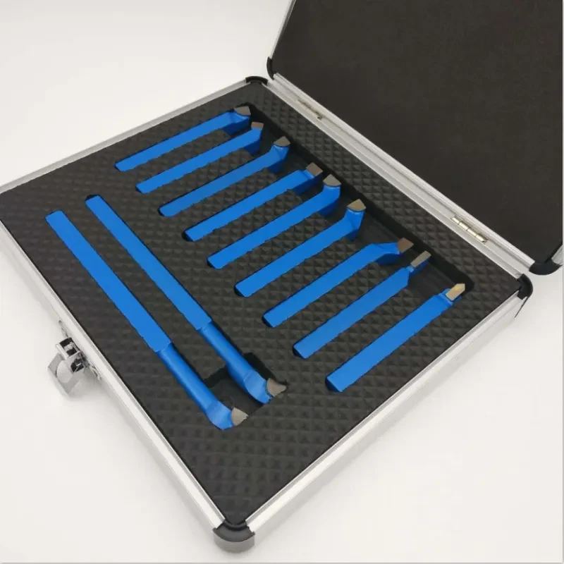 11pcs Welding Turning Tool Set – Carbide Lathe Tools for Home & DIY