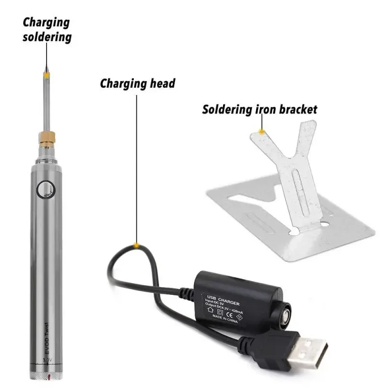 Wireless Lithium Battery Soldering Iron Set – Low Voltage Welding Kit