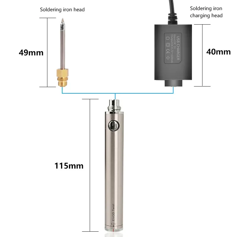 Wireless Lithium Battery Soldering Iron Set – Low Voltage Welding Kit