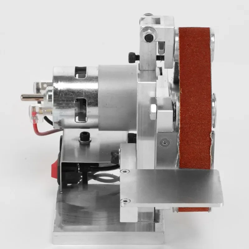 Mini DIY Abrasive Belt Polishing Machine – 7-Speed Bench Grinder