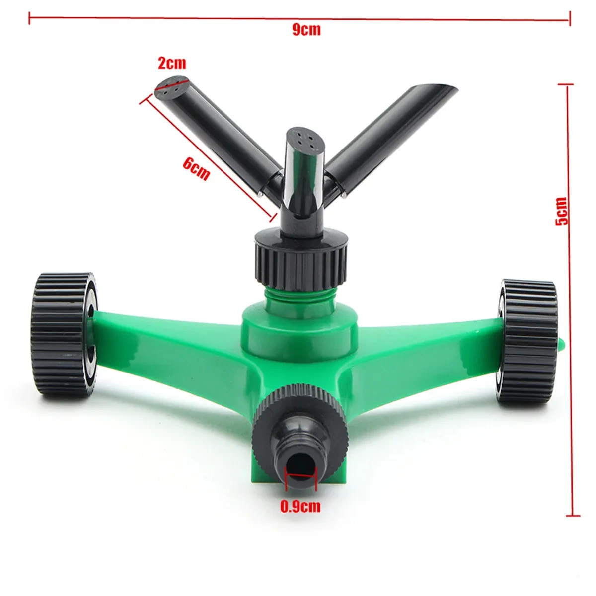 3-Arm 360 Degree Lawn Sprinkler – Automatic Garden Irrigation Head
