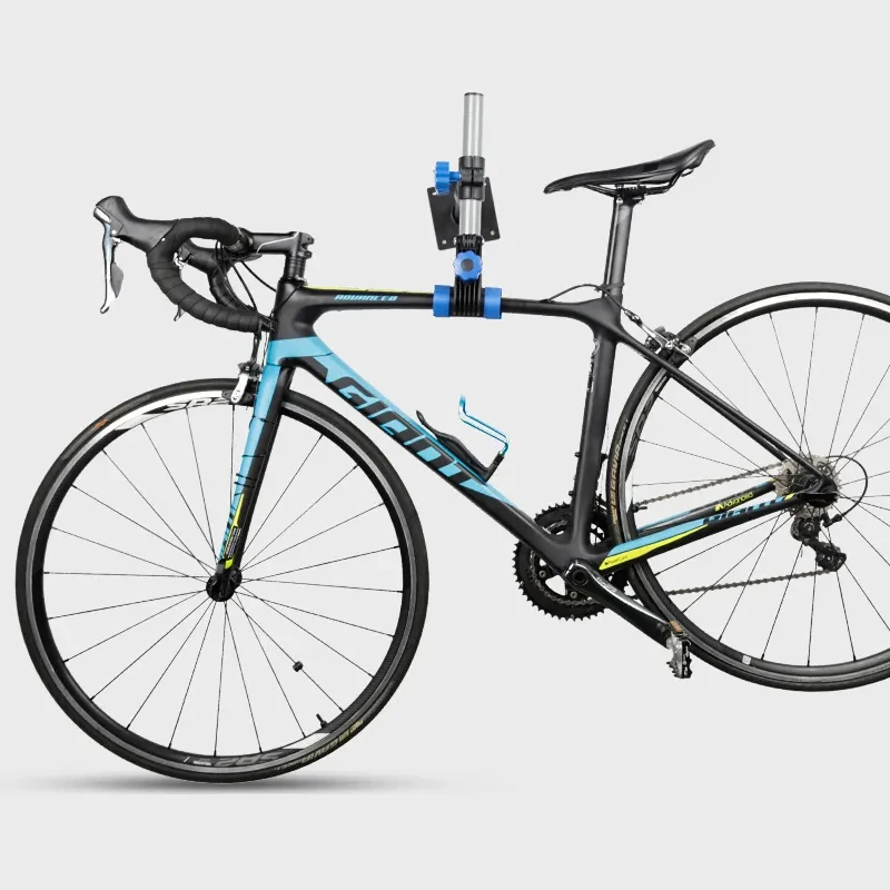 Wall-Mounted Bicycle Parking & Maintenance Rack Alloy Steel Holder