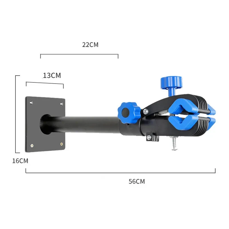 Wall-Mounted Bicycle Parking & Maintenance Rack Alloy Steel Holder