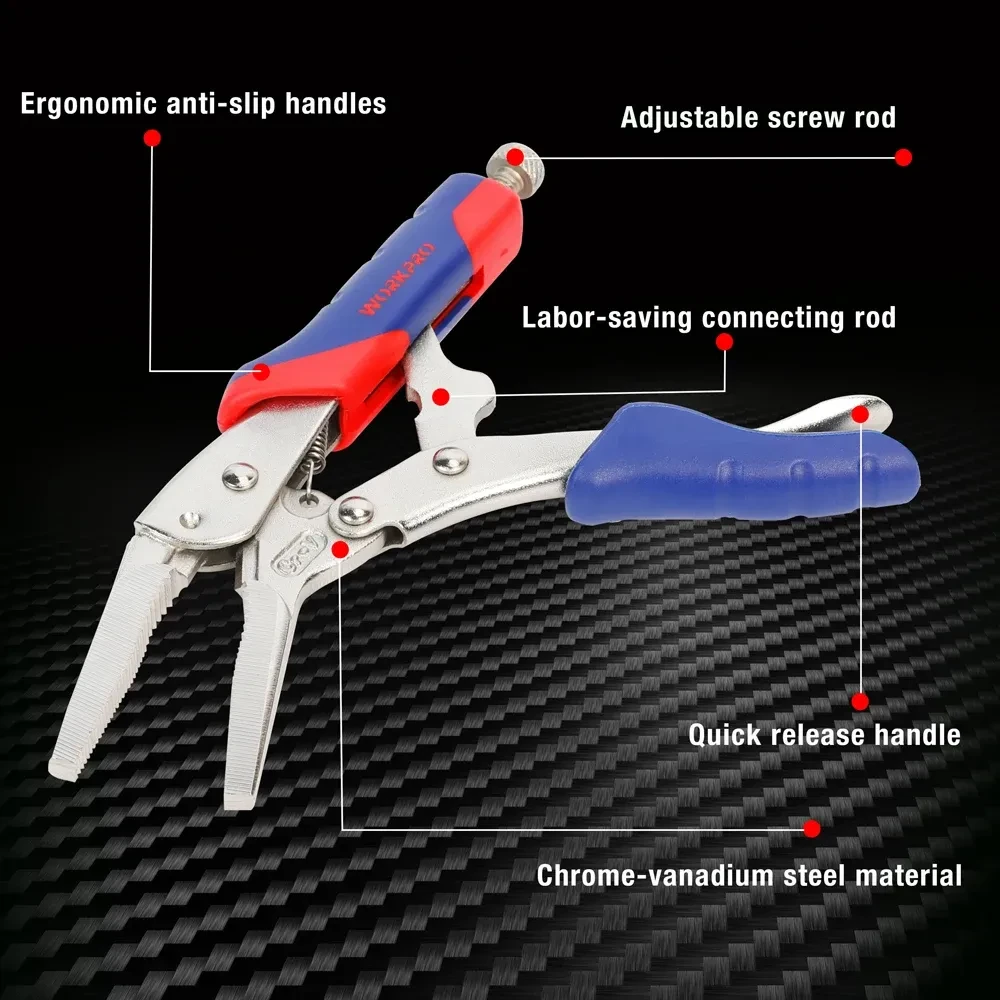7-Inch Curved Pliers | Multi-Function Chrome Vanadium Fixed Pliers