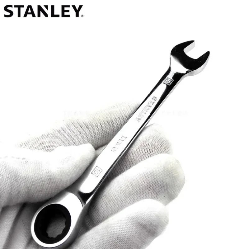 Stanley 9mm Metric Ratchet Wrench Dual-Purpose Chrome Vanadium