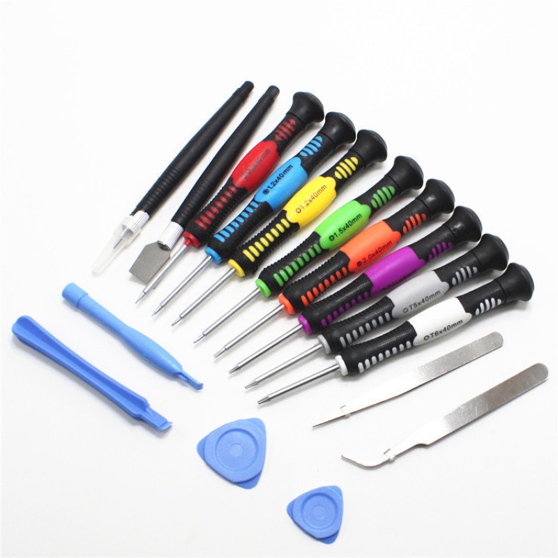16-in-1 Mobile Phone Repair Tool Set with Screwdrivers & Pry Tools