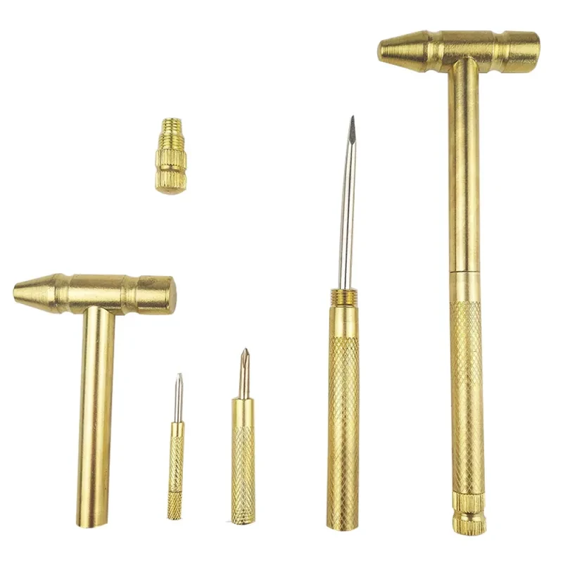Mini Copper Hammer Multi-Function Screwdriver Household Tool
