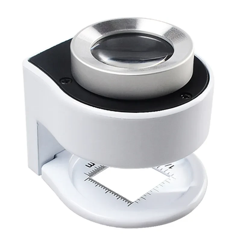 30X Metal Textile Printing Magnifier with LED & Money Detector