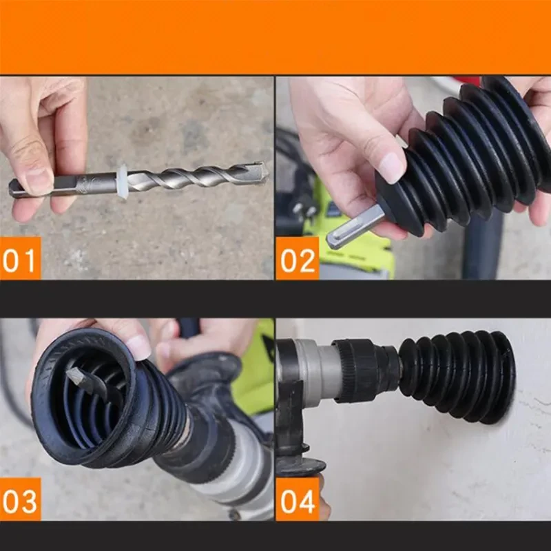 Electric Hammer Dust Cover Cup | Durable Rubber Dust Collector
