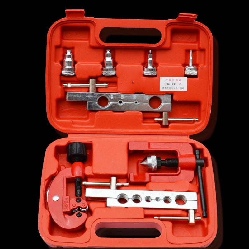 Copper & Aluminum Tube Expander Reamer Set | 8pc Pipe Flaring Tool