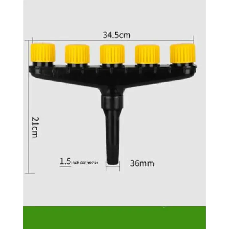 Multi-Head Garden Water Spray Nozzle | 5-Head Sprinkler for Irrigation