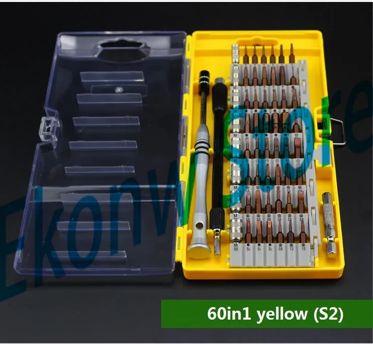 60 in 1 S2 Alloy Steel Screwdriver Set | Phone & Computer Repair Kit