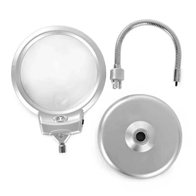 130mm Large Magnifying Glass with LED Light | 2x & 5x Lens