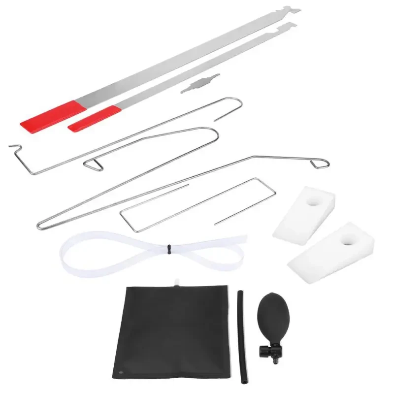 9-Piece Automotive Maintenance Aid Tool Set with Pump Wedge