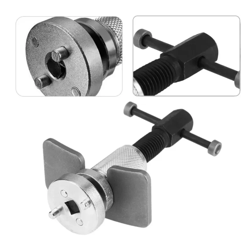 3-Piece Brake Caliper Piston Rewind Tool Set for Pad Replacement