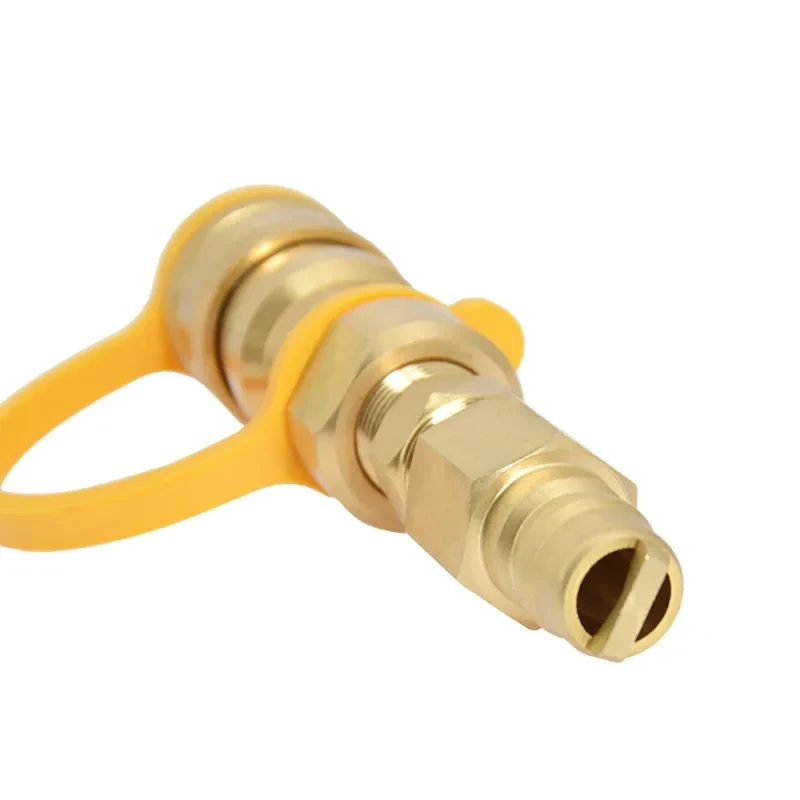 Gas Propane Conversion Connector 3/8 Brass Tank Charging Adapter