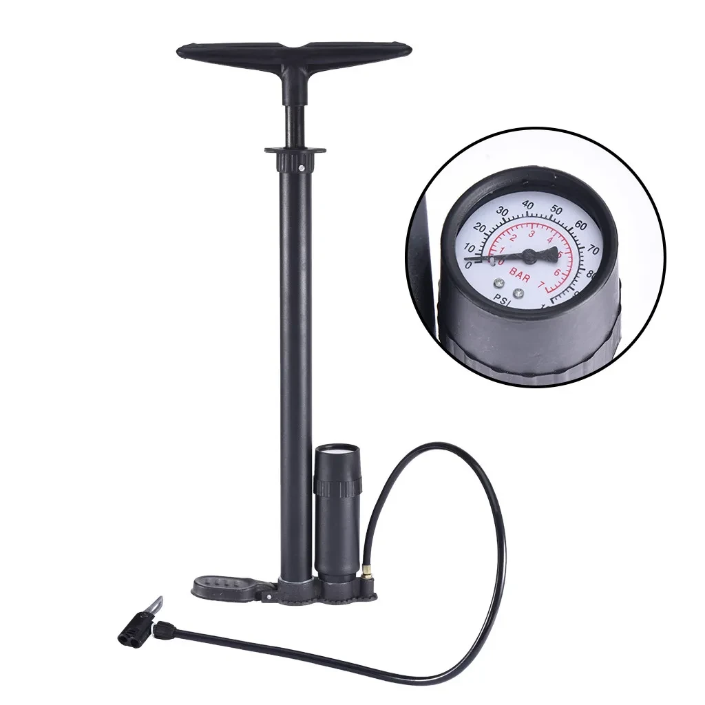 High Pressure Hand Foot Pump for Bike Tires, Balls & Pool Toys 160 PSI