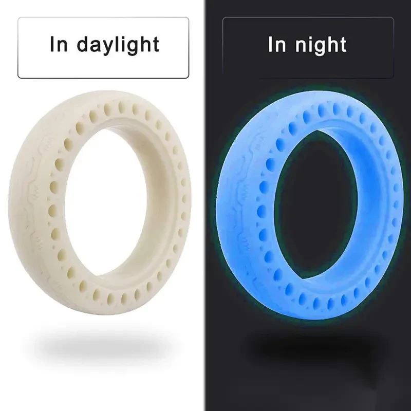 Luminous Fluorescent Honeycomb Solid Tire for Xiaomi M365/Pro Scooter