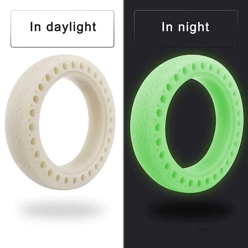 Luminous Fluorescent Honeycomb Solid Tire for Xiaomi M365/Pro Scooter