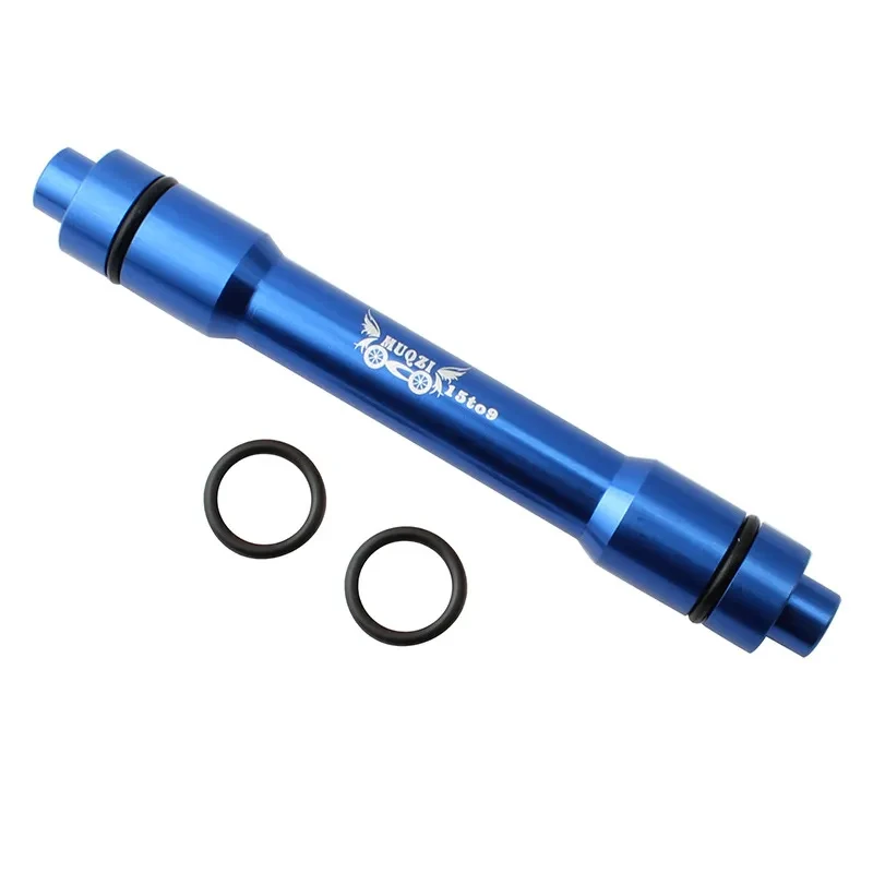 Aluminum Alloy Bicycle Barrel Hub Conversion Shaft 15mm to 9mm QR