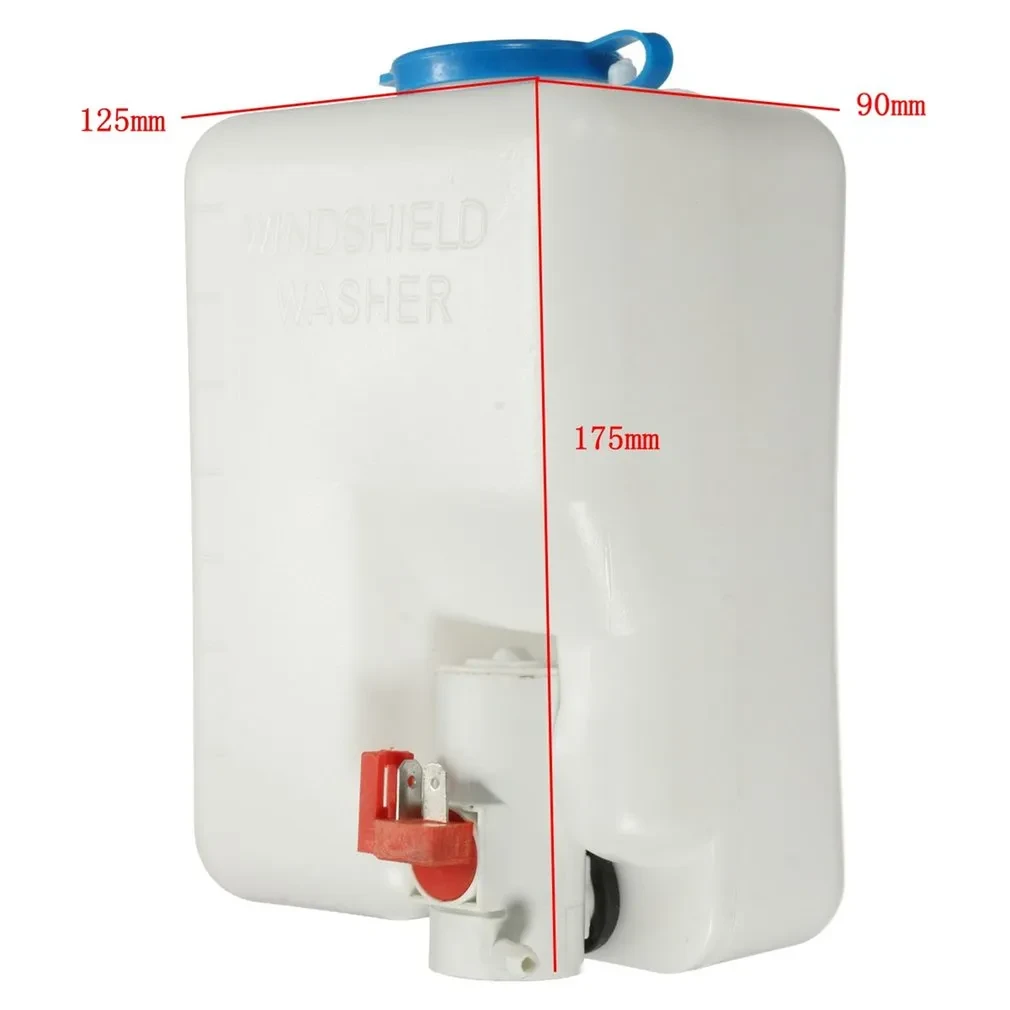 1.5L Car Windshield Washer Bottle Reservoir Pump Kit 12V Universal