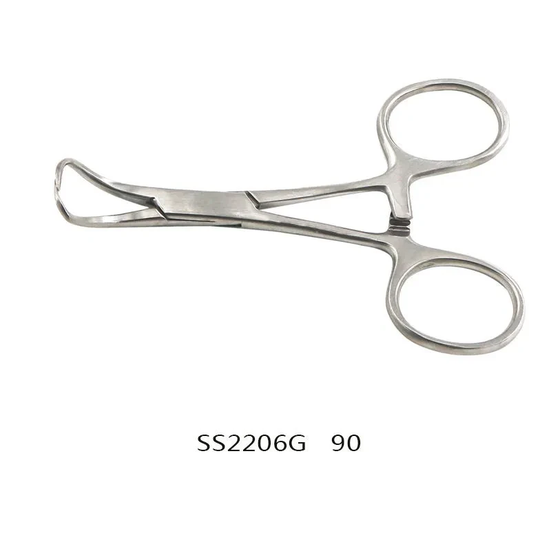 Microsurgical Pointed Chuck Stainless Steel Anti-Magnetic Tongs