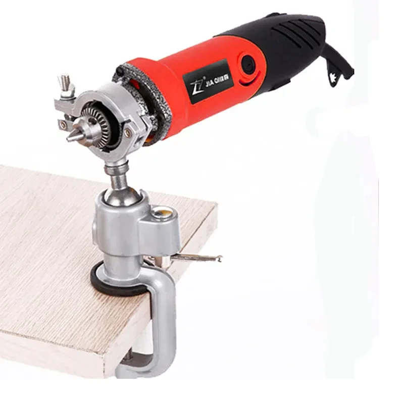 Qiunery 360° Table Bench Clamp Vise Drill Stand Holder for DIY