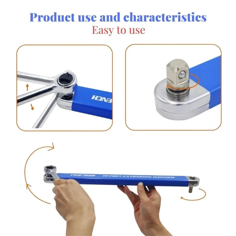 Multi-Function Lengthened Wrench Stainless Steel for Machine & Car Repair