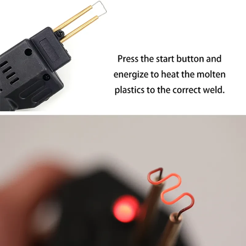 Car Bumper Repair Welding Gun Hot Stapler Tool with 200 Staples