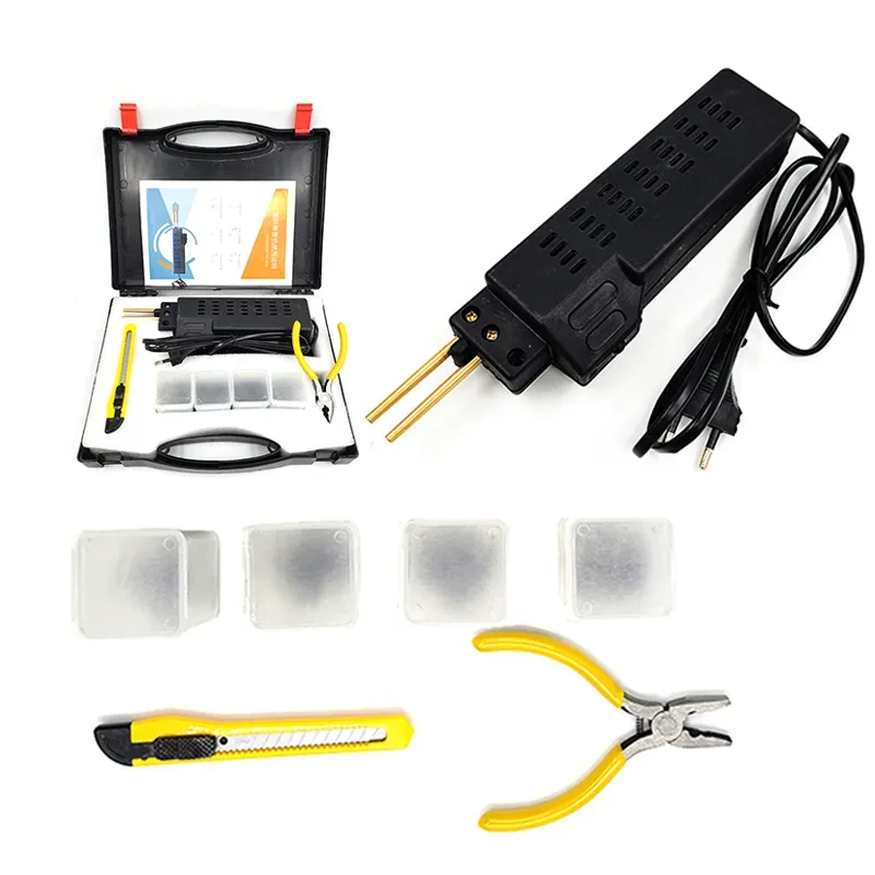Car Bumper Repair Welding Gun Hot Stapler Tool with 200 Staples