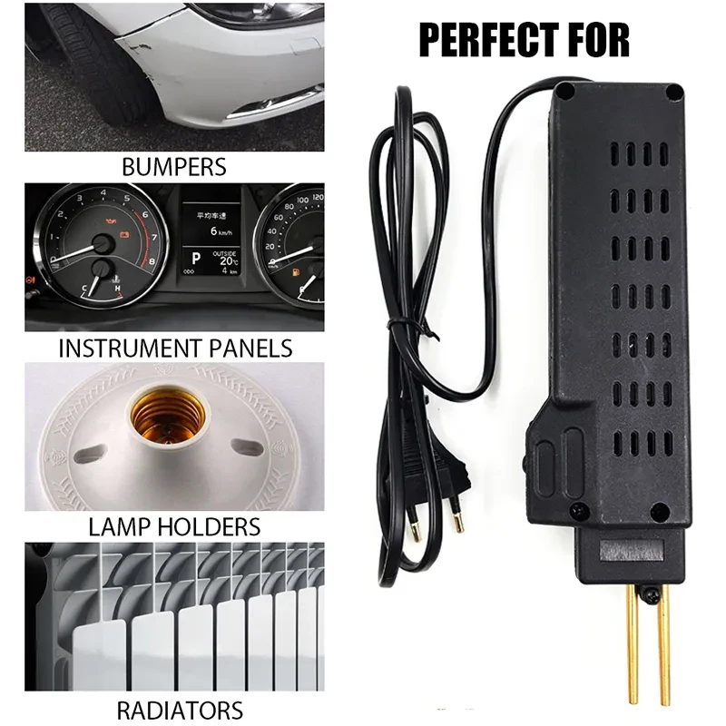 Car Bumper Repair Welding Gun Hot Stapler Tool with 200 Staples