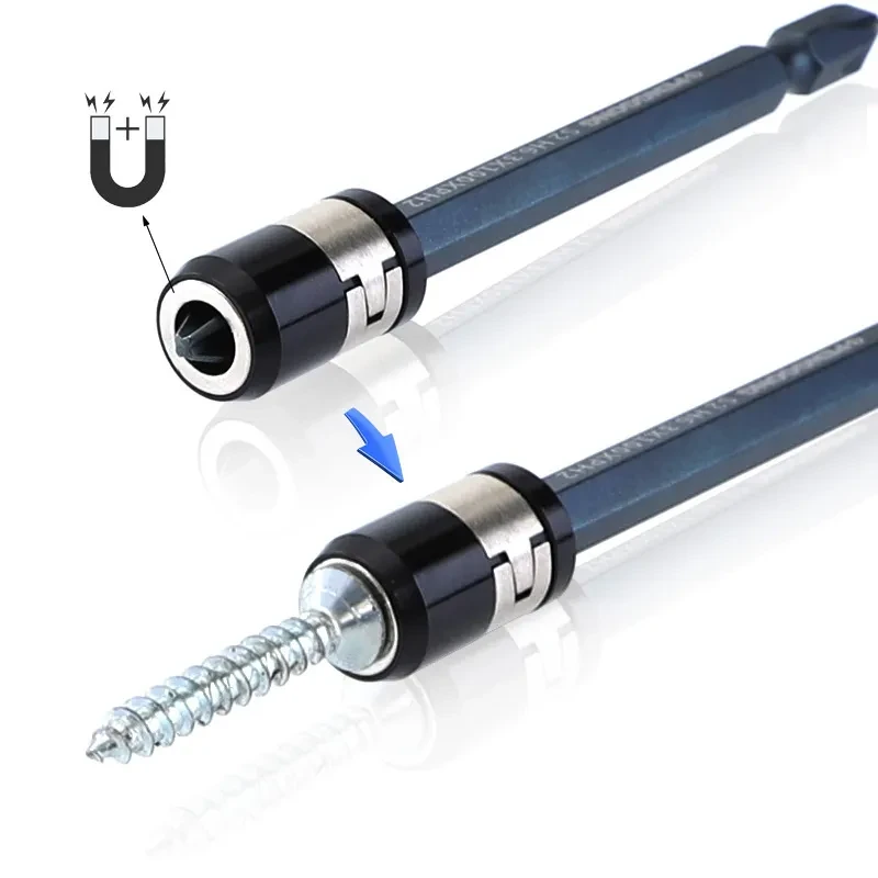 Electric Magnetic Coil Sleeve Strong Bit Holder Screwdriver Tool